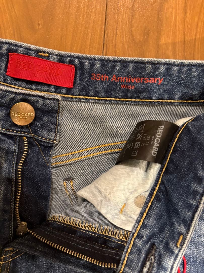 RED CARD TOKYO 35thAnniversary ワイド デニム23