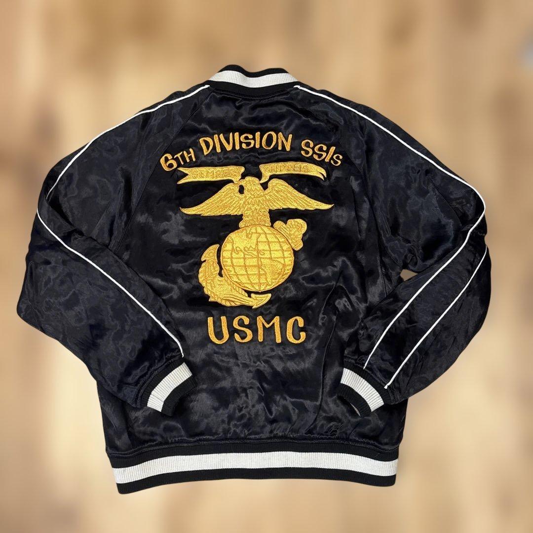 AVIREX/アヴィレックスUSMC スカジャン スーベニア レーヨン