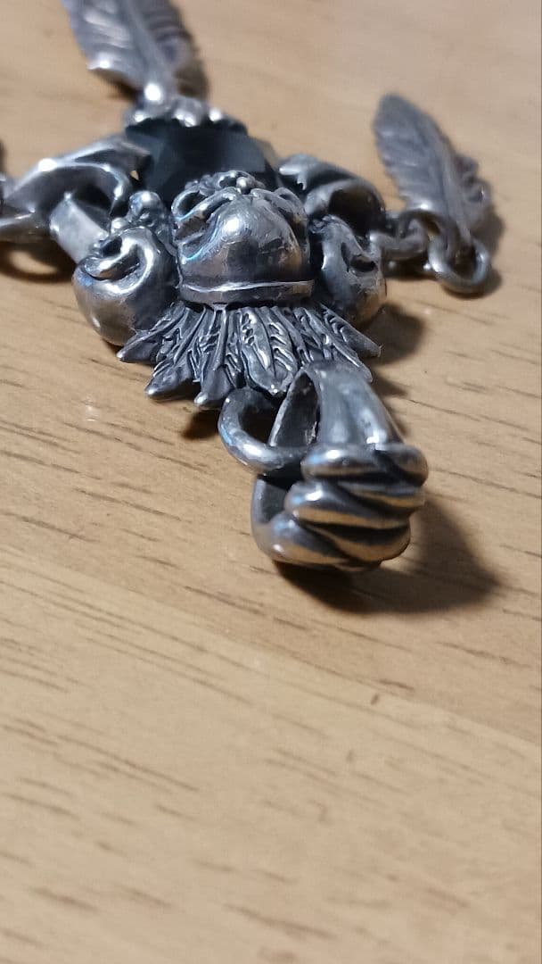 ジナブリング　Debut Silver　スカルフェザー　大迫力