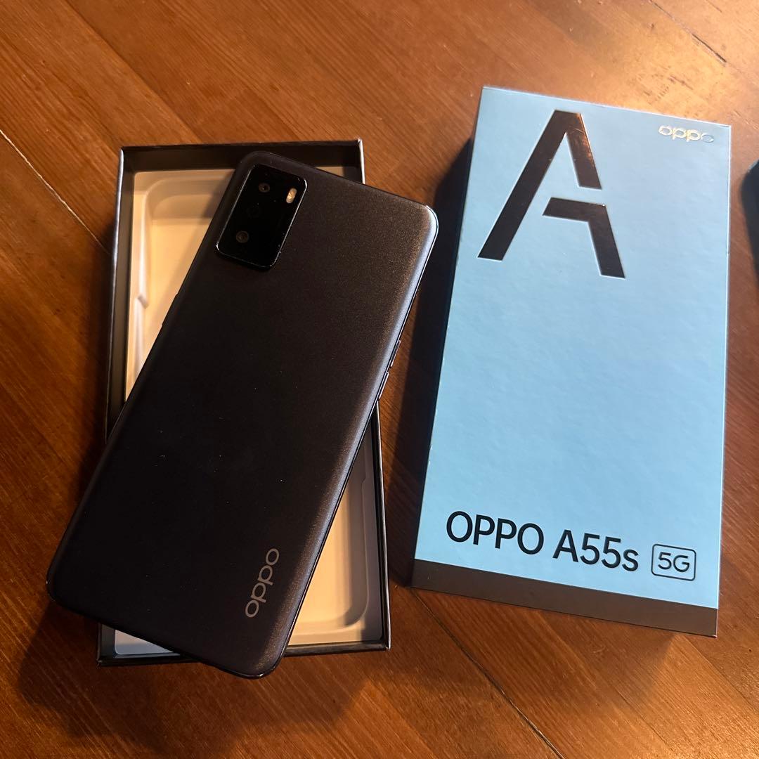OPPO A55s 5G ブラック 本体