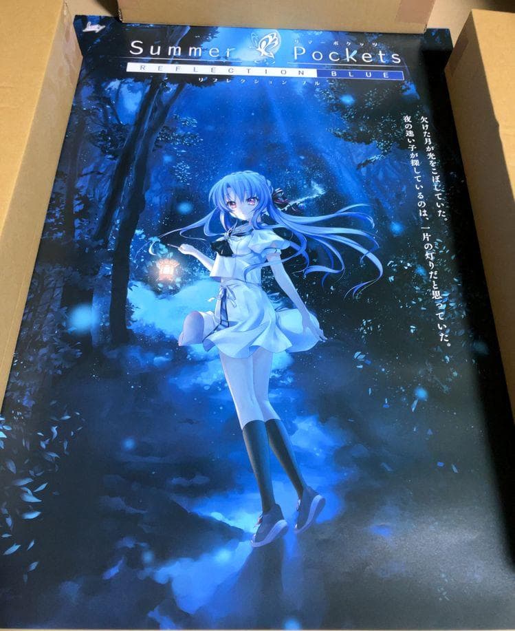 9枚 公式ポスター Summer Pockets REFLECTION BLUE
