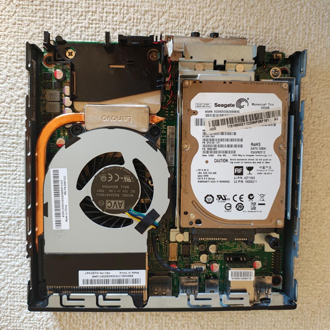 美品：ThinkCentre M715q/16GB/ssd256/hdd320