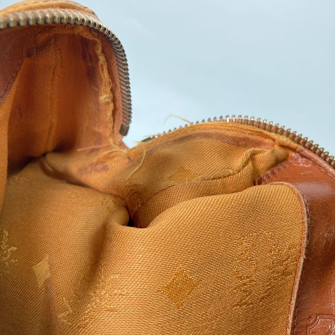 MCM ヴィセトス ロゴグラム ボストンバッグ 2WAY ショルダーバッグ