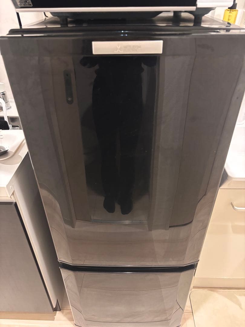 三菱冷蔵庫　MR-P15Y-B 2015年製　ブラック