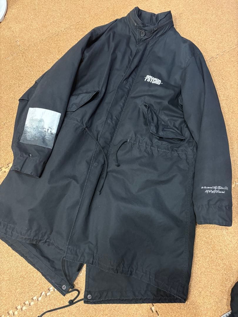 アンダーカバーpsychoジャガードパッチモッズコート