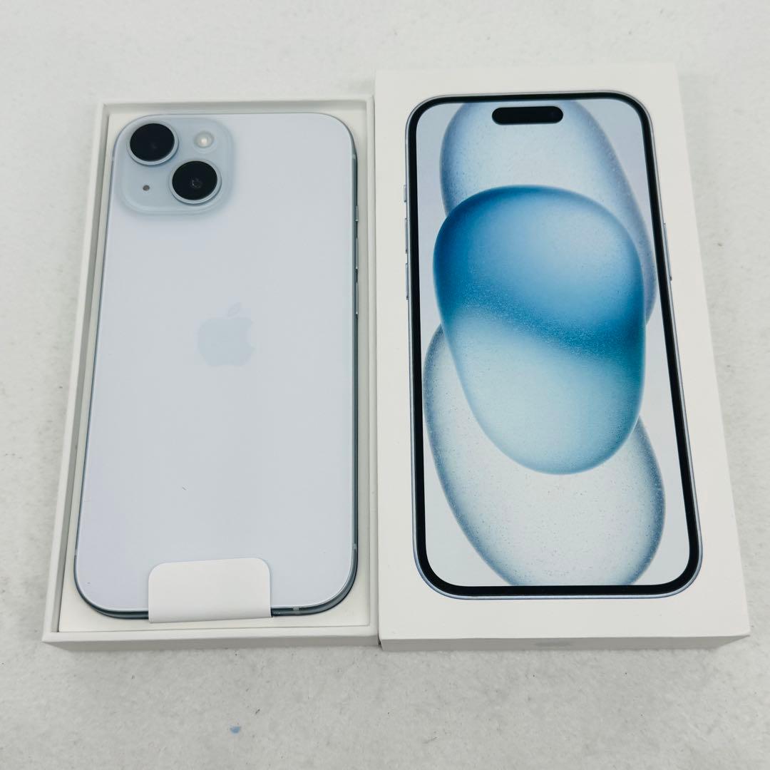 iPhone 15 ブルー 128GB 未使用品