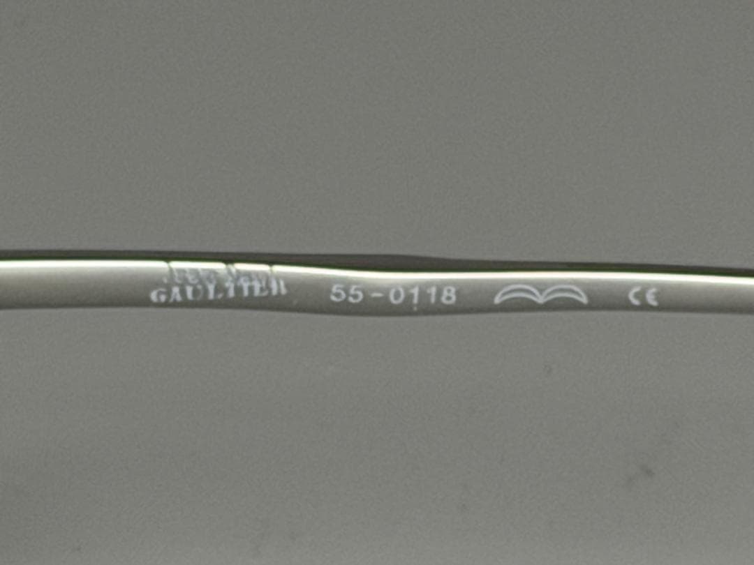 Jean Paul Gaultier リムレスフレーム未使用超美品