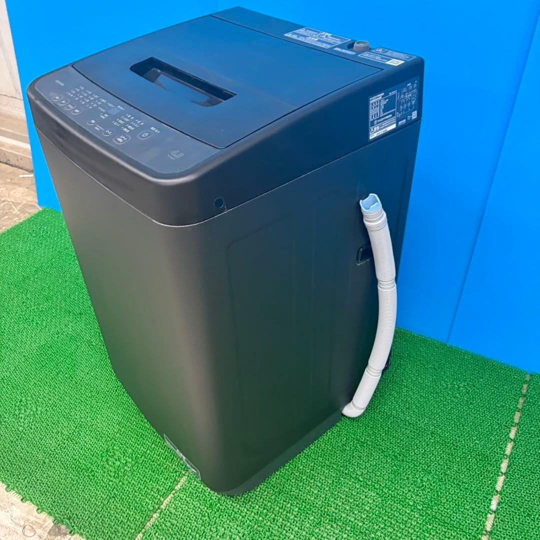 605 2024年製　マッドブラック　極美品　関東　洗濯機　一人暮らし　冷蔵庫有