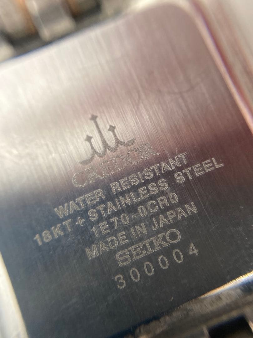 SEIKO CREDOR スクエアフェイス 時計7/31まで