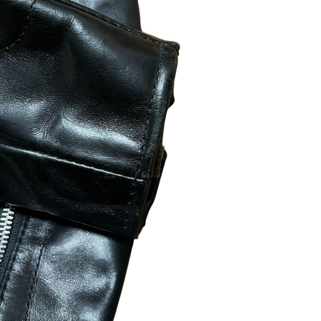 美品vanson バンソン VAJ3 ジュンヤモデル ライダース ジャケットXS