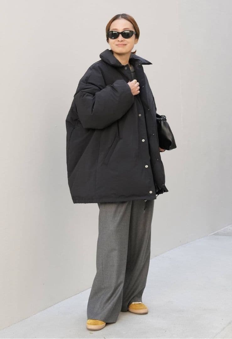■美品■CALUX/キャラクス■PUFFER COACH JACKET■ダウン■