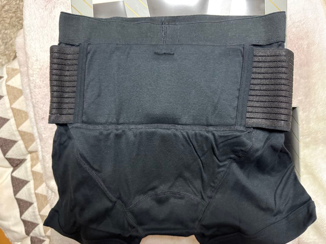 パワーガードボクサーブリーフ ブラック Lサイズ 3枚入