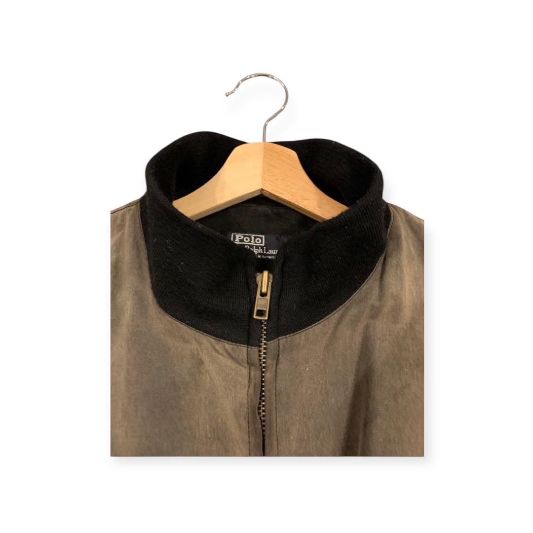 【激レア】90s Ralph Lauren oiled jacket