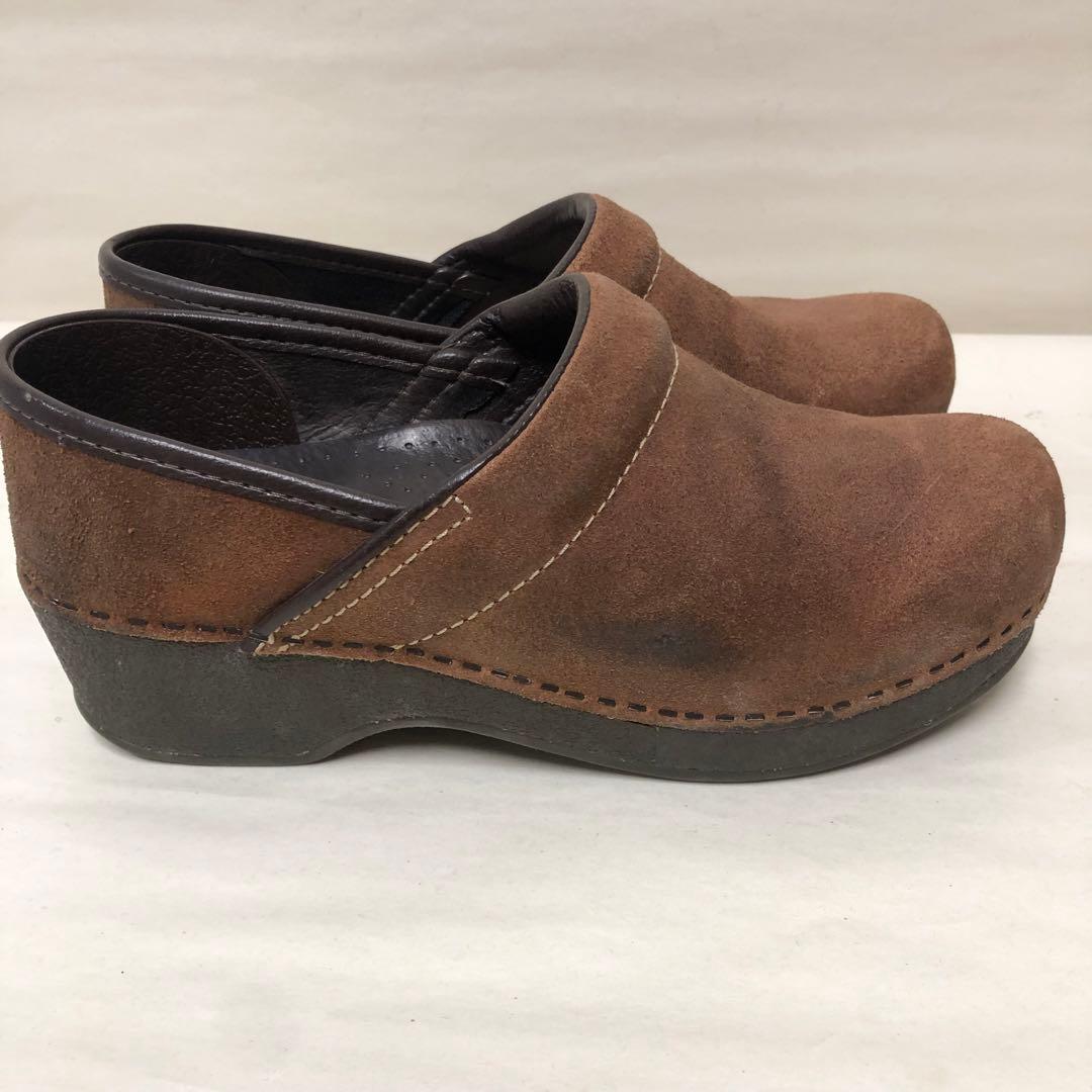 ダンスコサボプロフェッショナルスエードレザー茶37