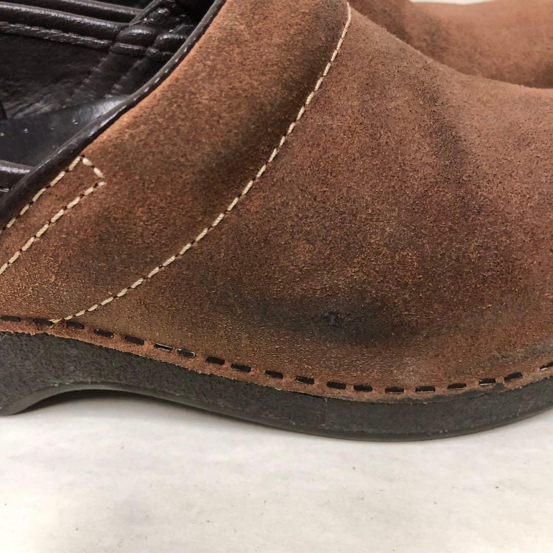 ダンスコサボプロフェッショナルスエードレザー茶37