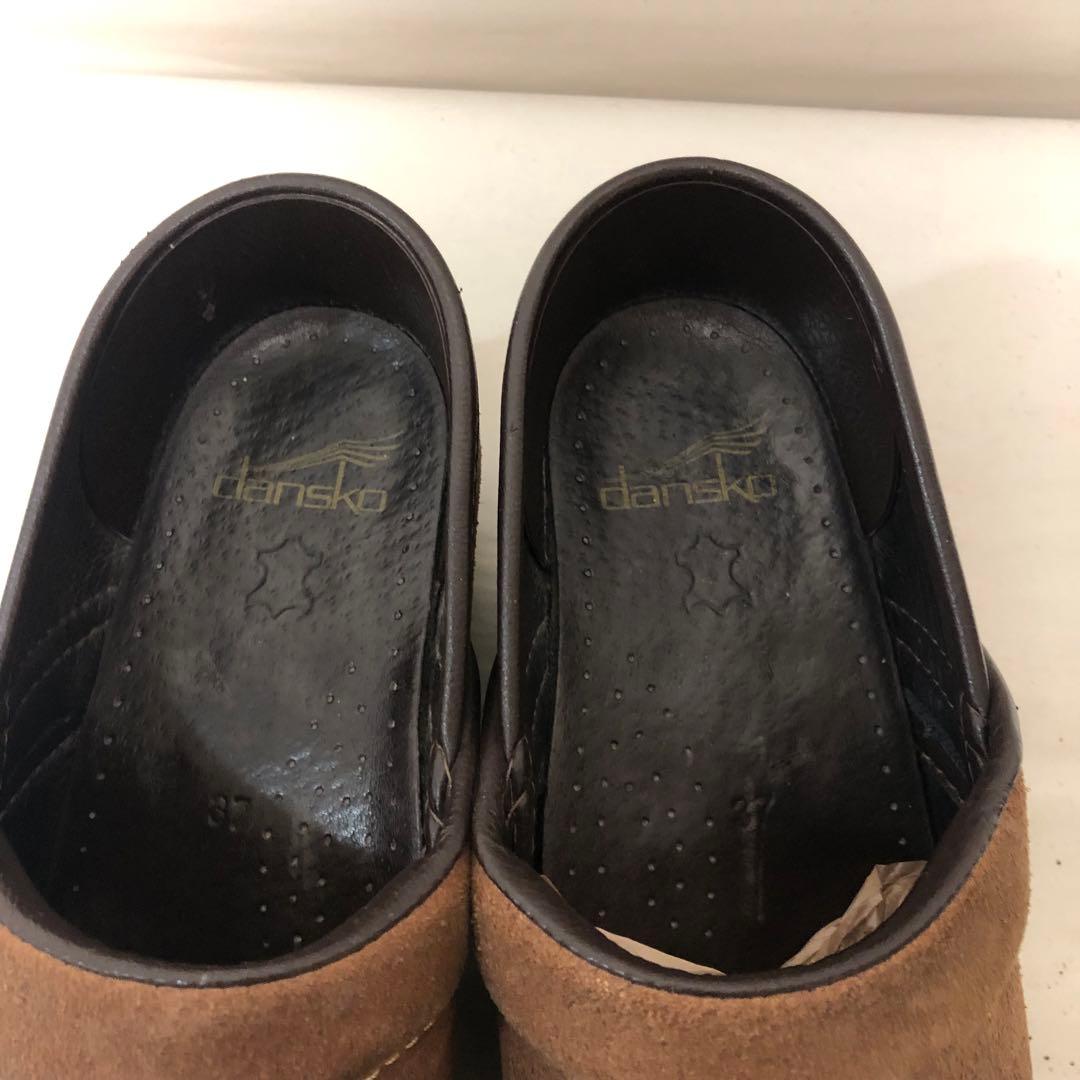 ダンスコサボプロフェッショナルスエードレザー茶37