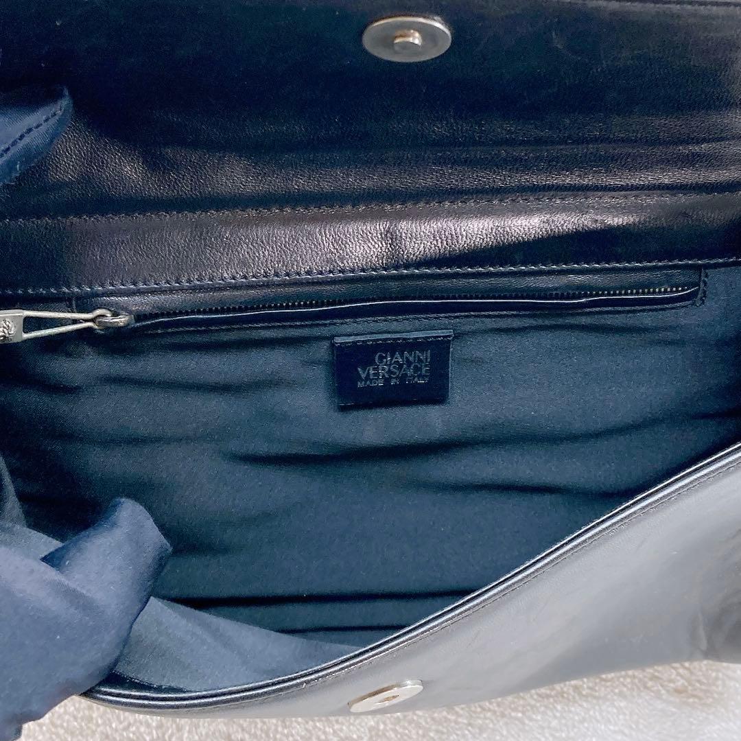 ✨美品✨ヴェルサーチ ハンドバッグ ハラコ レオパード メデューサ リバーシブル