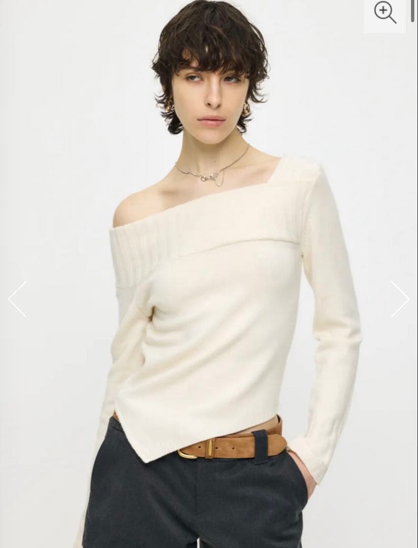 MOUSSY マウジー　ASYMMETRY トップス　アシメトリートップス