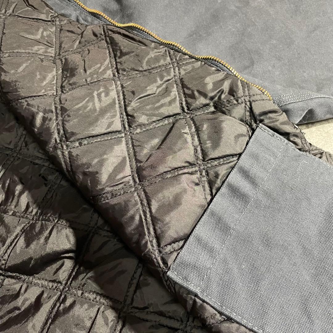 Dunbrookeダック地アクティブジャケットL鬼フェード刺繍ロゴvintage