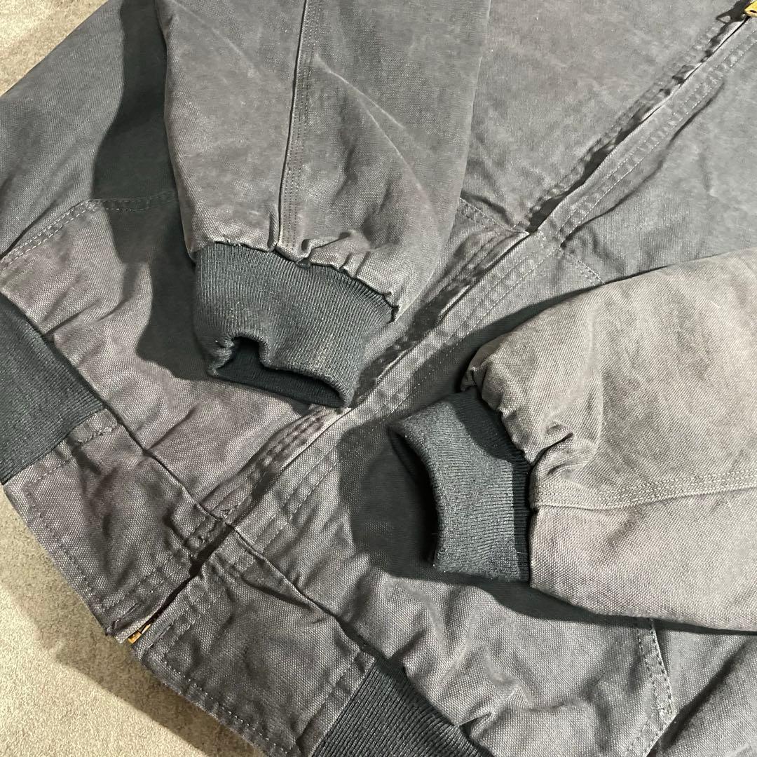 Dunbrookeダック地アクティブジャケットL鬼フェード刺繍ロゴvintage