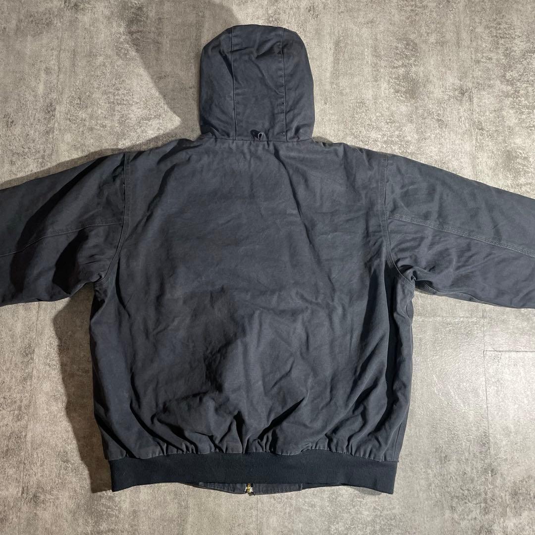 Dunbrookeダック地アクティブジャケットL鬼フェード刺繍ロゴvintage