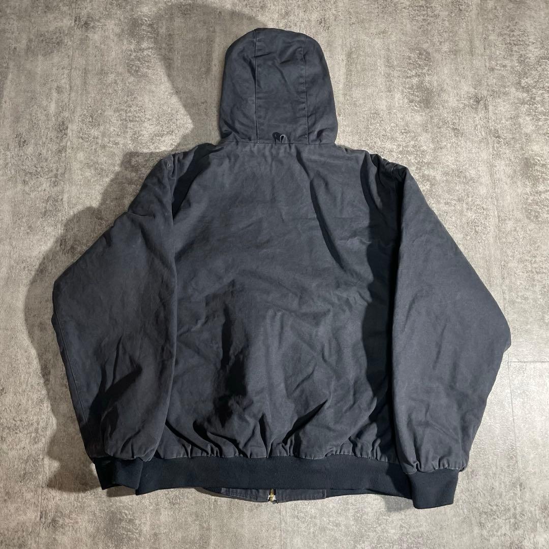 Dunbrookeダック地アクティブジャケットL鬼フェード刺繍ロゴvintage