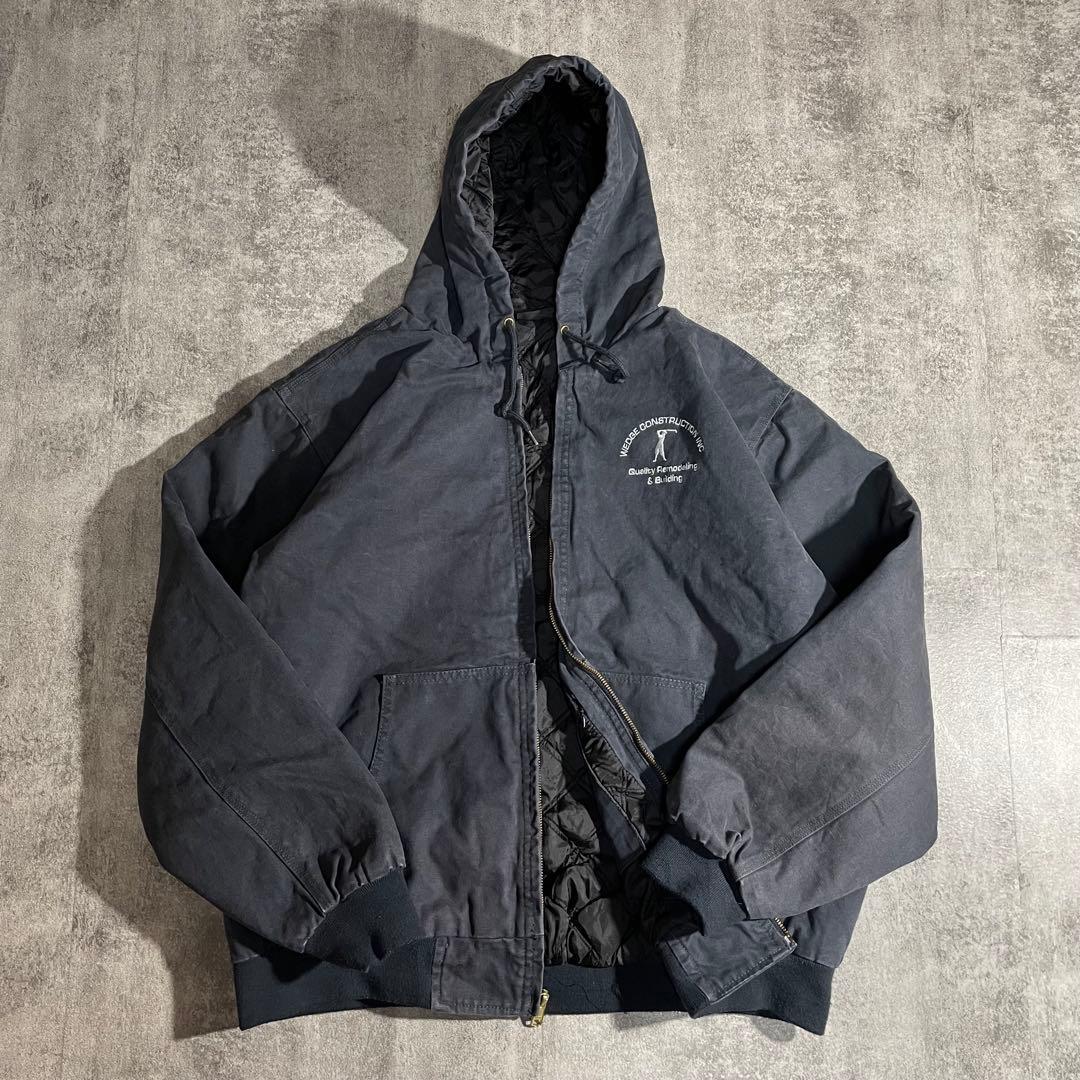 Dunbrookeダック地アクティブジャケットL鬼フェード刺繍ロゴvintage