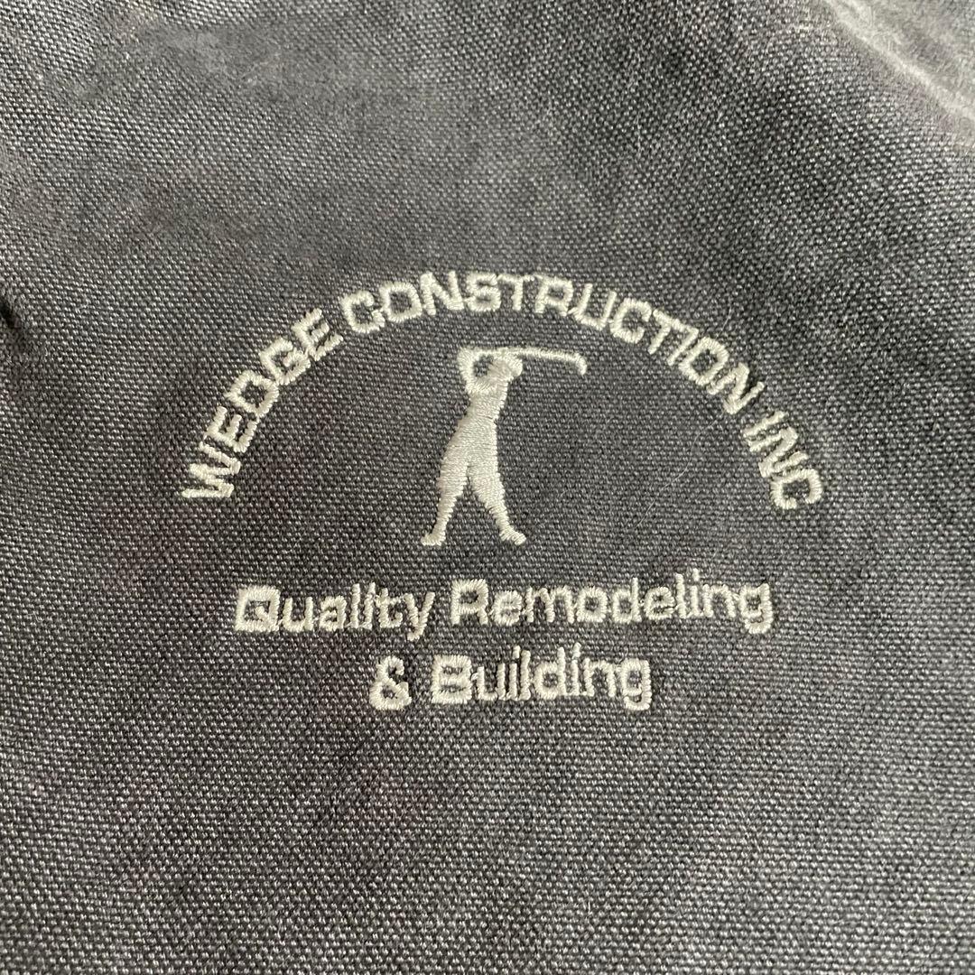 Dunbrookeダック地アクティブジャケットL鬼フェード刺繍ロゴvintage