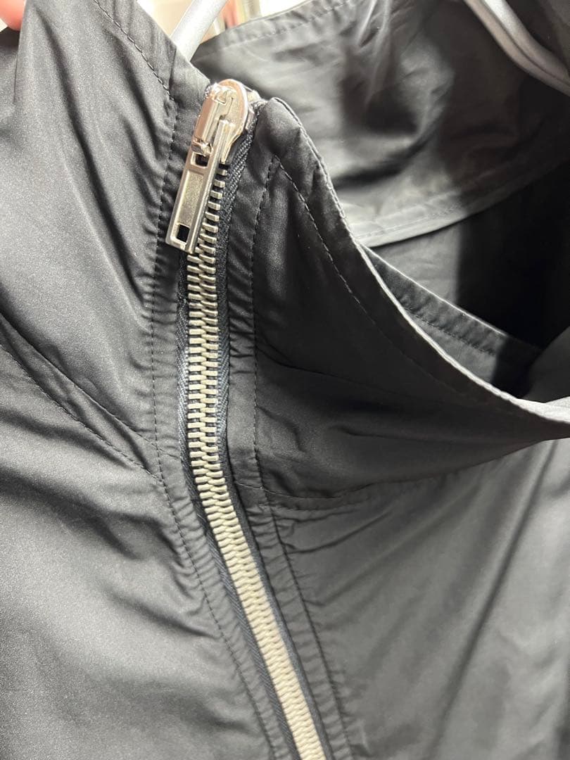 rick owens袖レザー切替ライダース