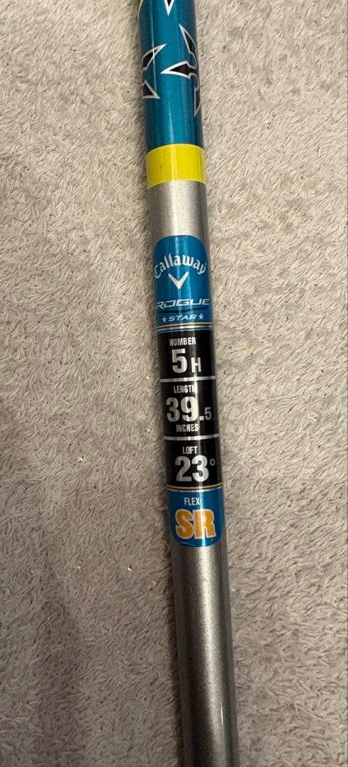 Callaway Rogue Star 5H ユーティリティクラブ　SR