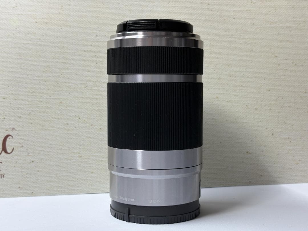 ★美品★ SONY ソニーズームレンズ E55-210 4.5-6.3 フード付