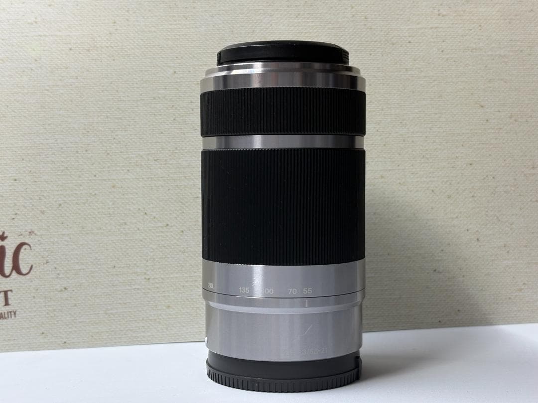 ★美品★ SONY ソニーズームレンズ E55-210 4.5-6.3 フード付