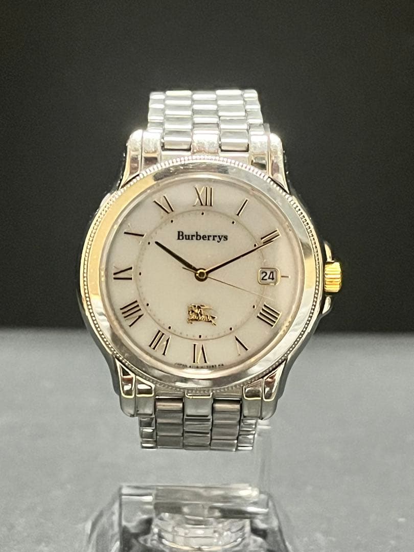 ★大幅値下げ！超美品バーバリー　ソーラー腕時計　動作良好　ユニセックス