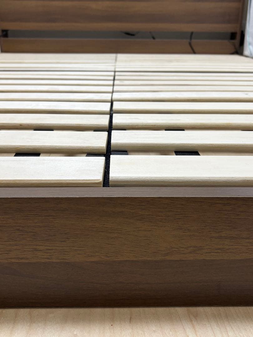 【10/31まで】Bed Style 照明・電源付ベッド (ダブル) フレーム