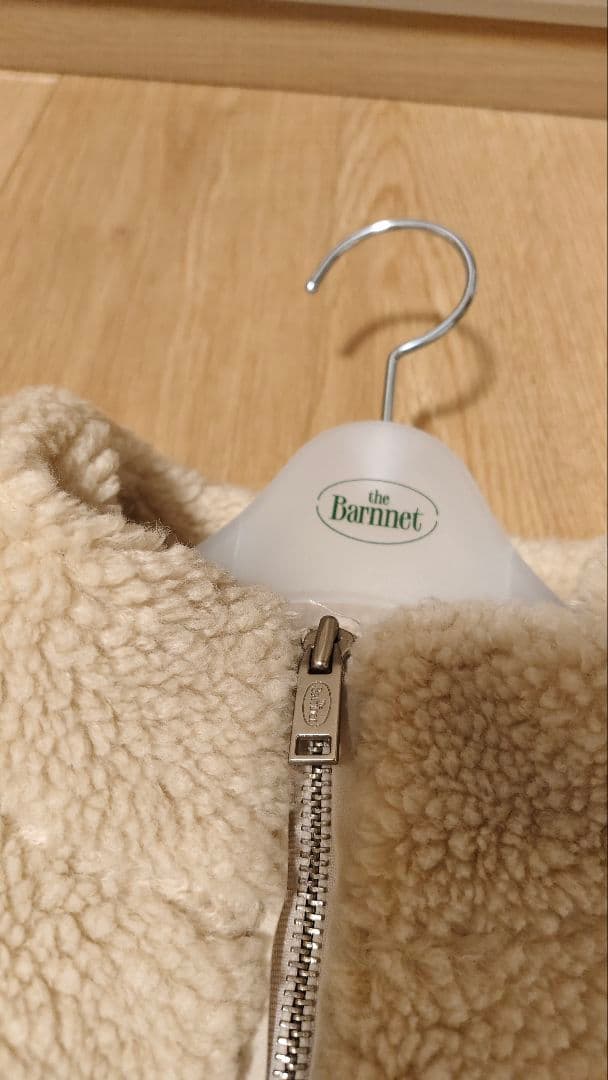 The Barnnet＊cropped eco shearling jacket