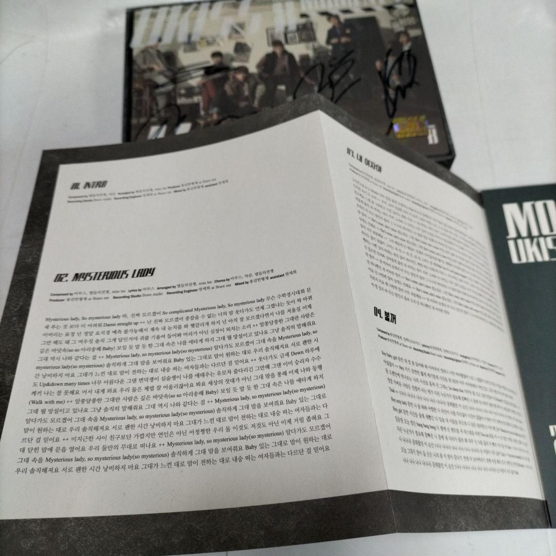 U-KISS 全メンバー本物直筆サイン入 signature⭐Moments 8