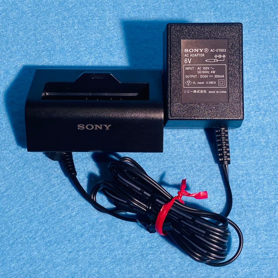 ソニー FM/AMラジオ SRF-T355 充電スタンド・取説付き 動作確認済み