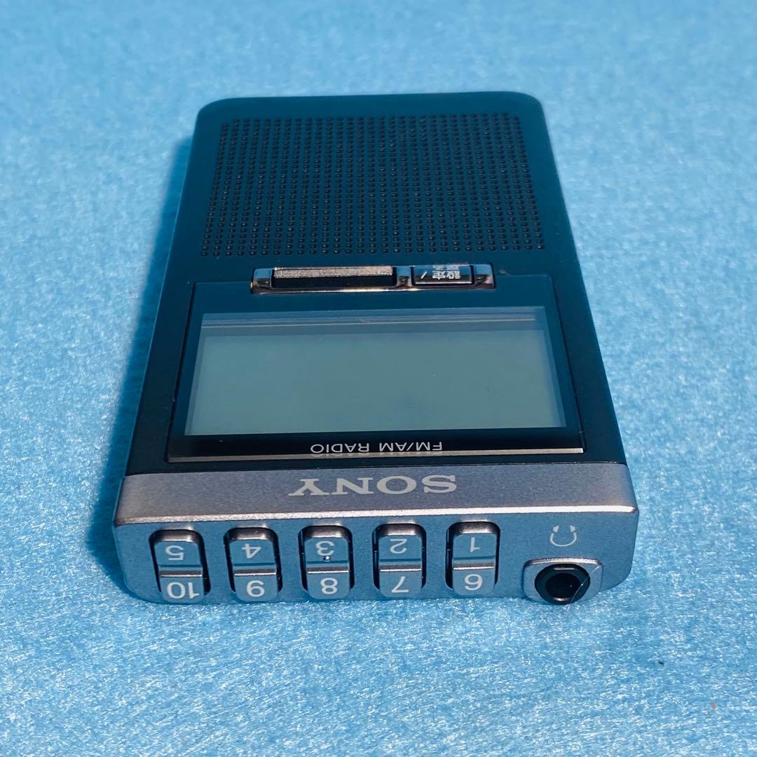 ソニー FM/AMラジオ SRF-T355 充電スタンド・取説付き 動作確認済み