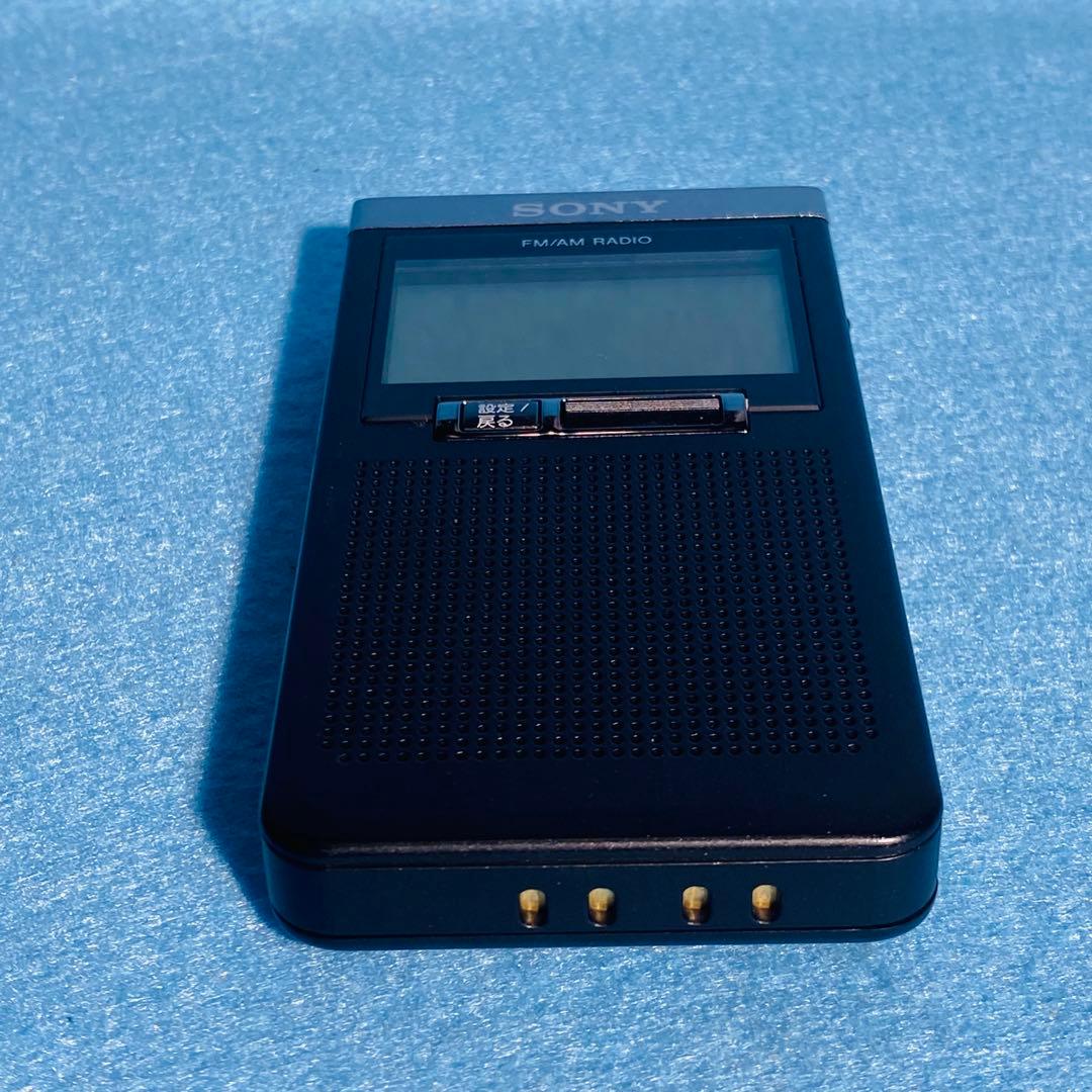 ソニー FM/AMラジオ SRF-T355 充電スタンド・取説付き 動作確認済み