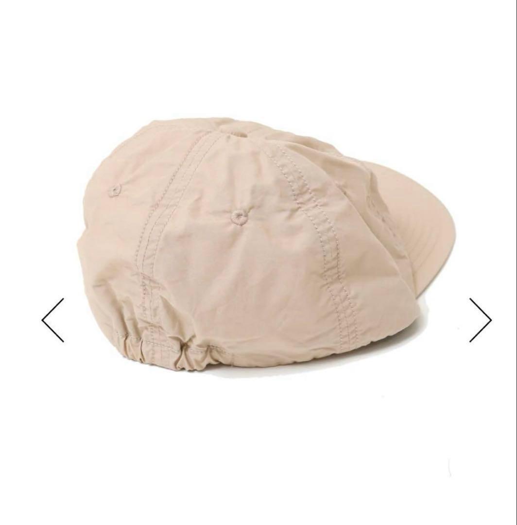 キジマタカユキ エラスティックバック 6パネルキャップ ベージュ