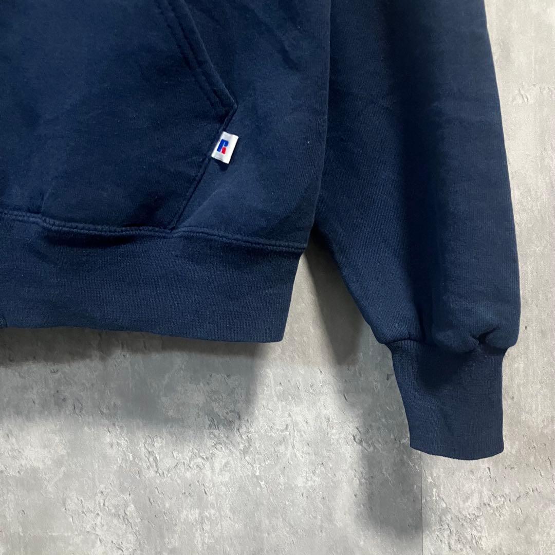 ラッセルアスレチック90sUSA製フルジップパーカーM相当ブランク無地ソリッド