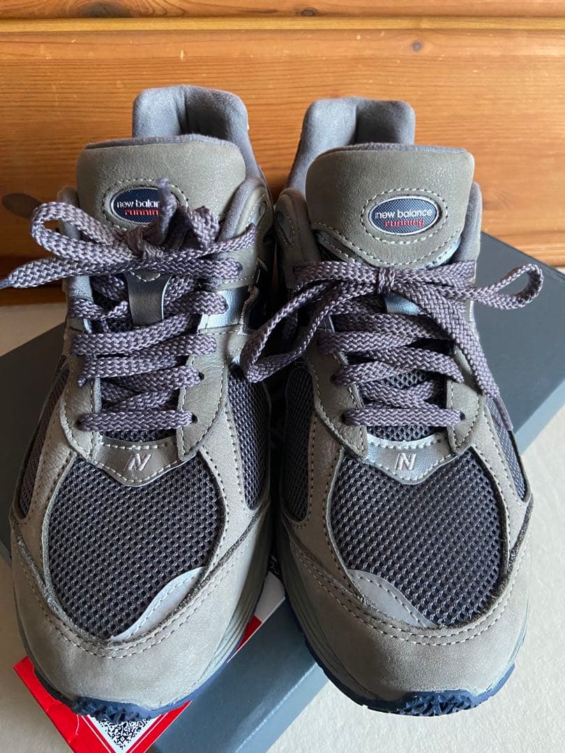 美品　NewBalance ML2002RA グレー ヌバック 26cm