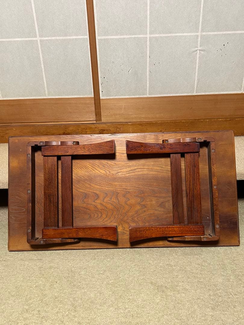 文机ダークブラウン 光沢仕上げ折りたたみ式