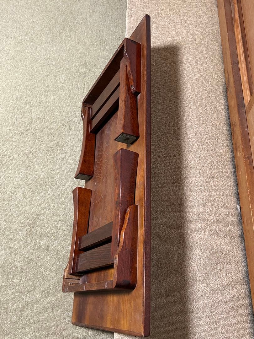 文机ダークブラウン 光沢仕上げ折りたたみ式