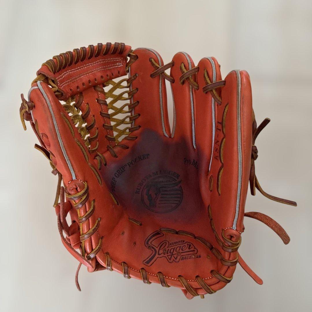 Slugger オレンジ グラブ
