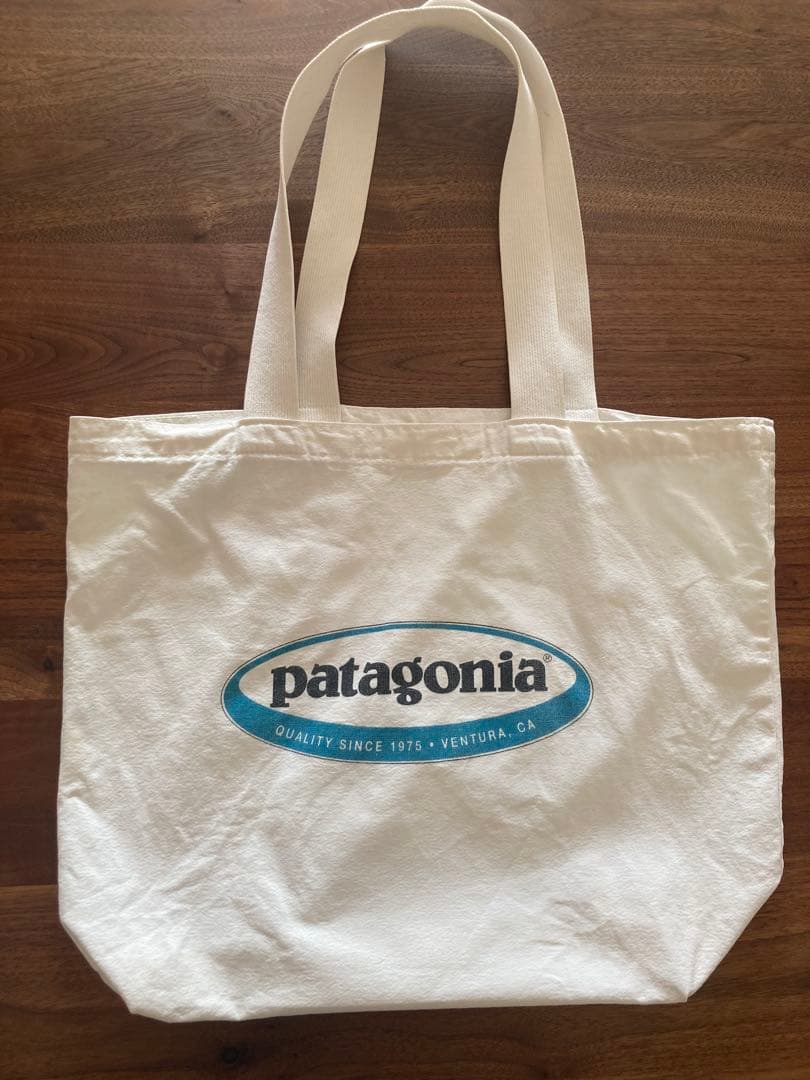 patagonia オーガニックコットン トートバッグ オーバルロゴ 90年代