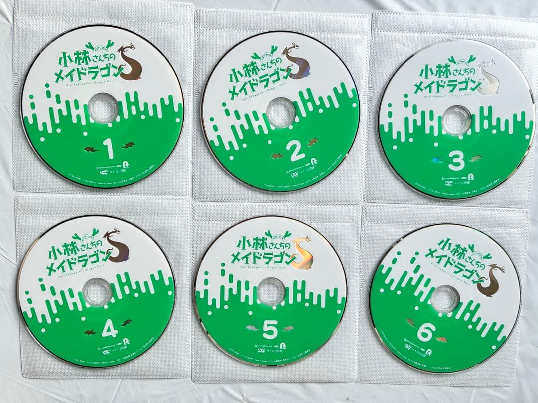 DVD 小林さんちのメイドラゴン　全7巻　S 全6巻　レンタルアップ