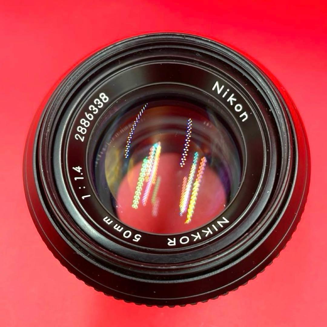 Nikon Nikkor 50mm f/1.4 単焦点レンズ フィルター付