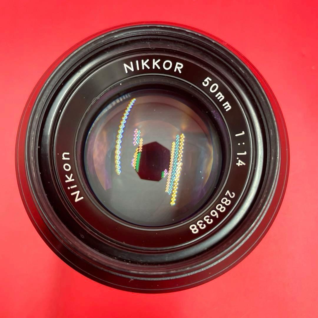 Nikon Nikkor 50mm f/1.4 単焦点レンズ フィルター付