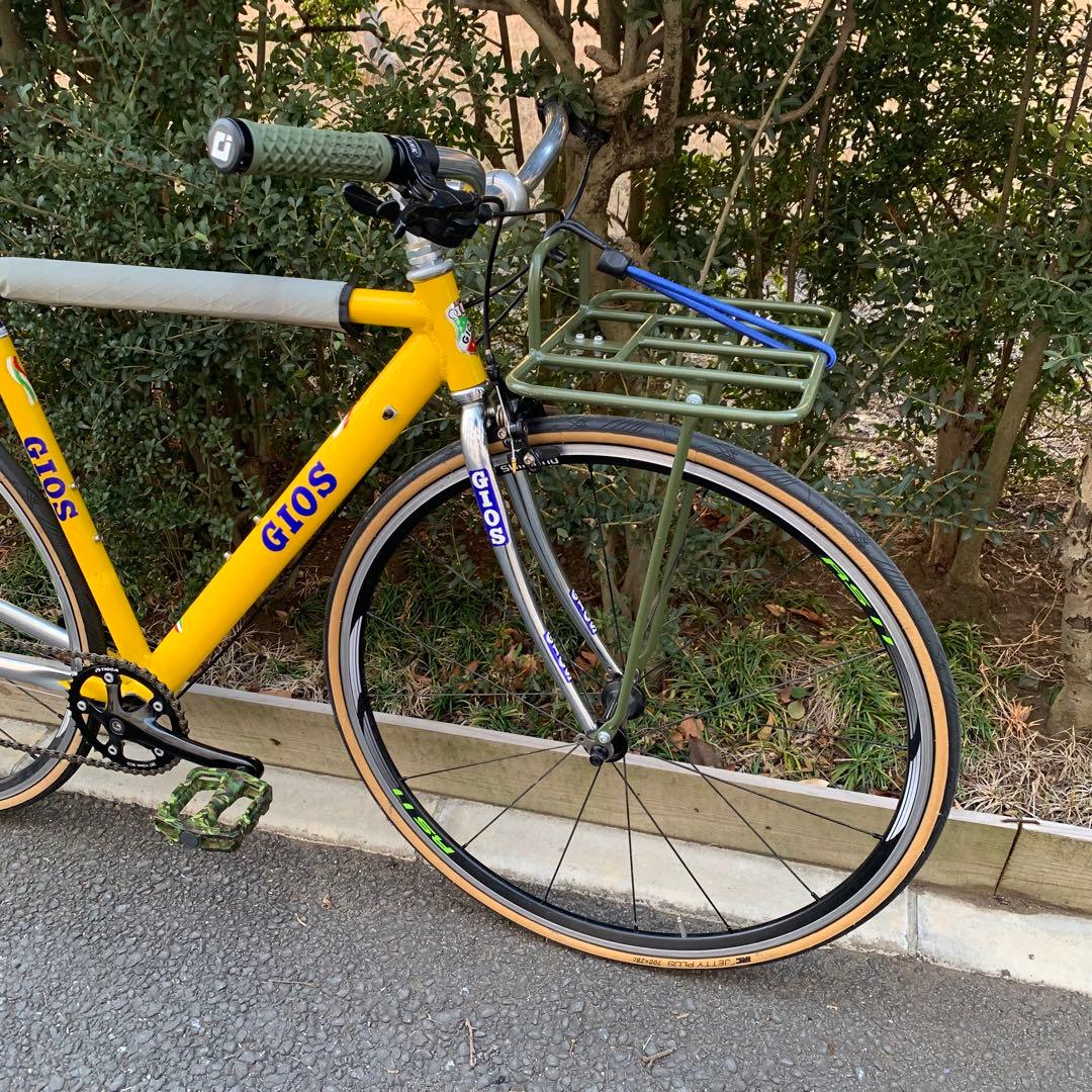GIOS ジオス 街乗り 完成車 フロントラック ロードバイク クロスバイク